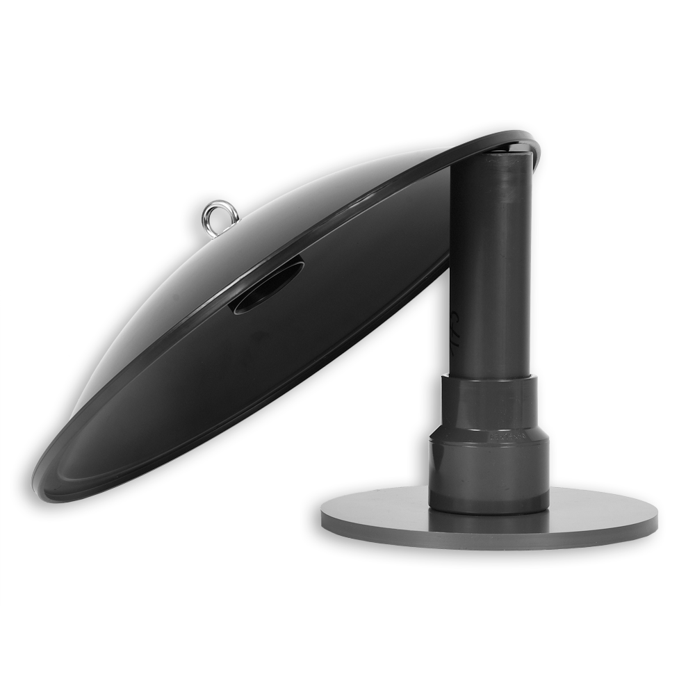 Retrofit-set voor vloerafvoer met afneembare domdeksel