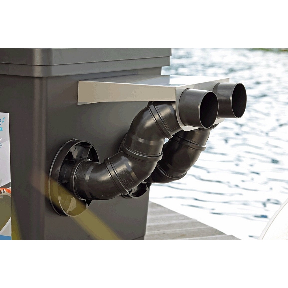 OASE zwanenhals afvoerset voor installatie zonder individuele module