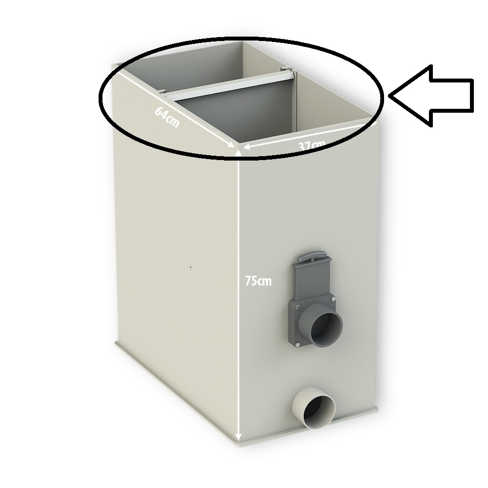 Deksel voor UltraSieve 3 en  UltraSieve Low 65x37 cm