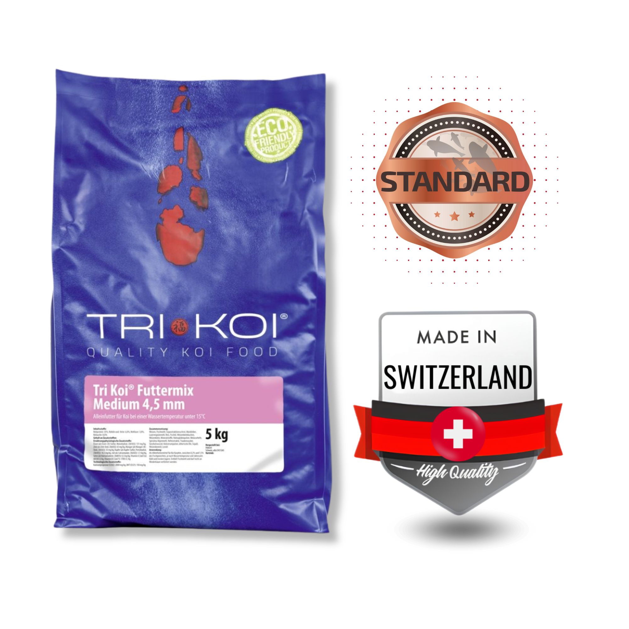 Tri Koi® voermix Medium onder 15 °C