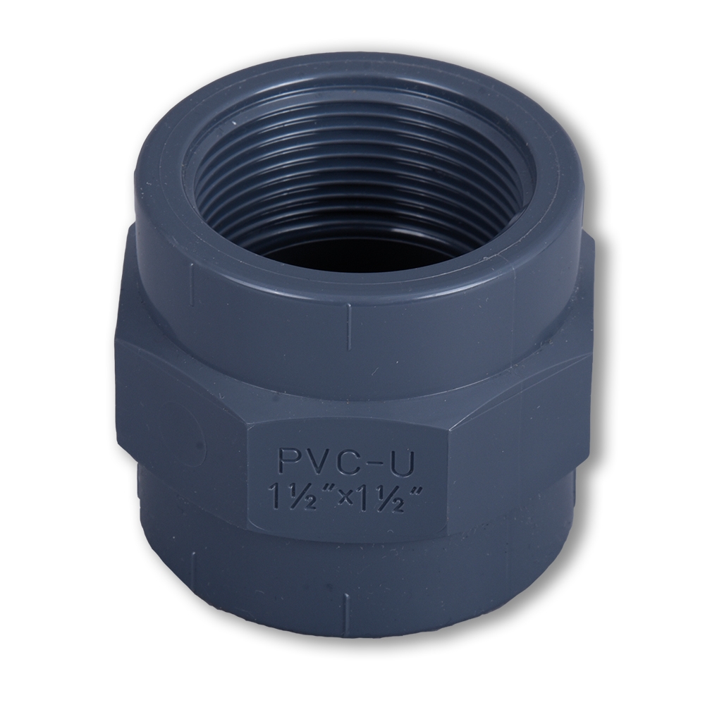 Schroefdraadmof met IG 1 1/2" aan beide zijden