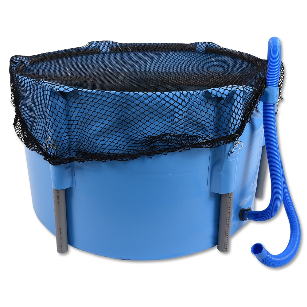 Opvouwbaar bassin Ø150cm H80cm 1400l incl. afdeknet