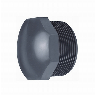 PVC-plug met buitendraad