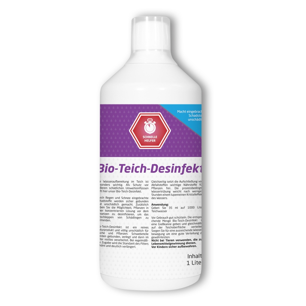 Biologische vijverontsmettingsmiddel