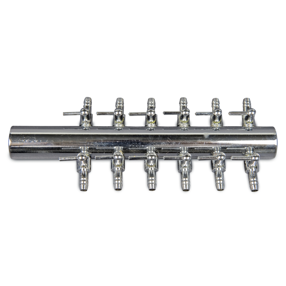 Afsluitkranen messing 4 mm 