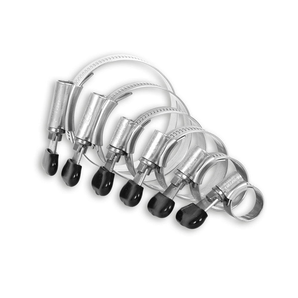 Hi-GRIP roestvrijstalen slangklemmen