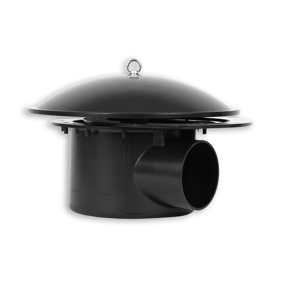 Vloerafvoer van ABS met afneembaar domdeksel