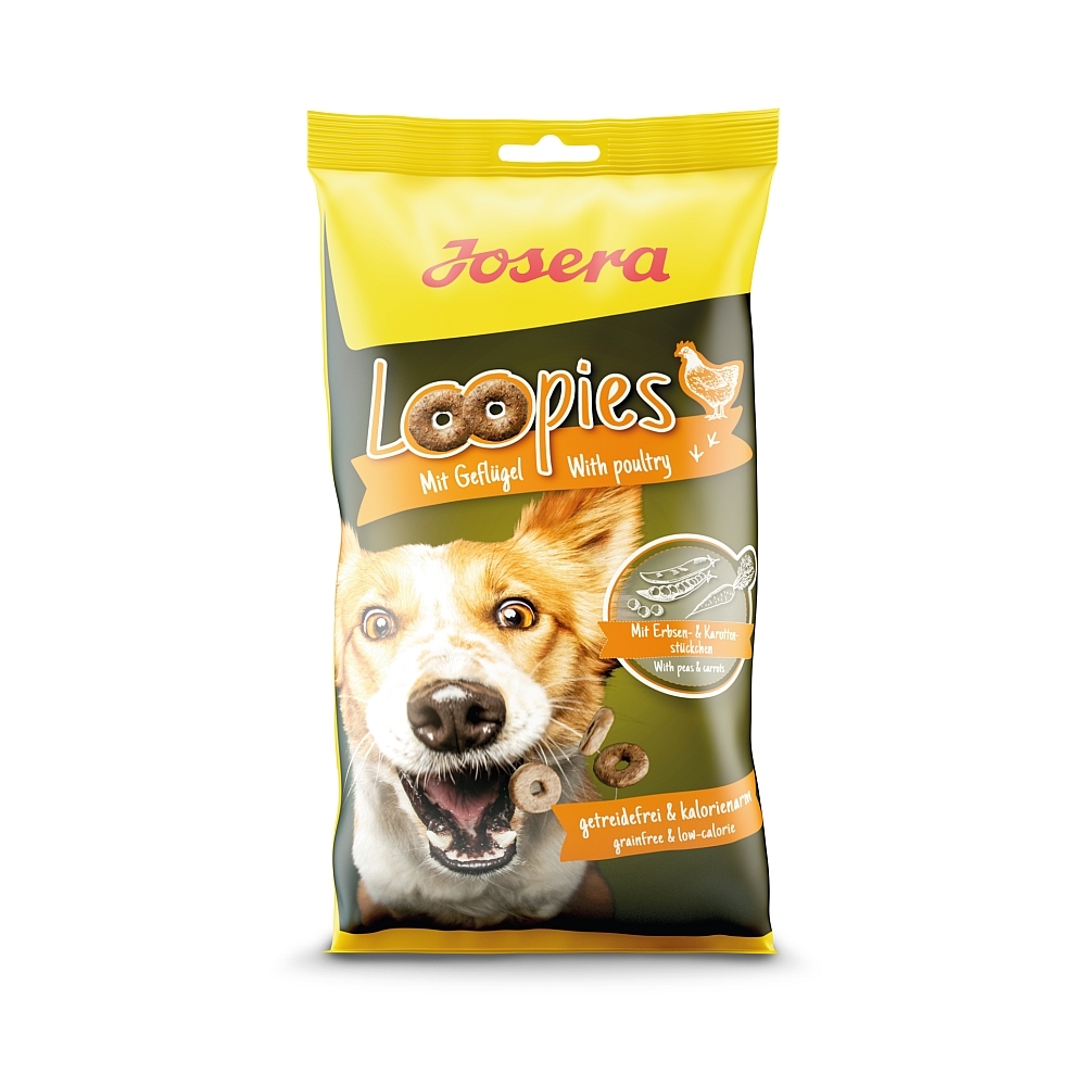 Loopies met gevogelte 150 g zakje met snacks