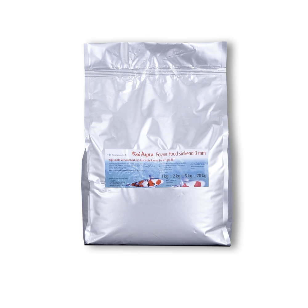 Koi Aqua Power Food 3,0 mm - zinkend