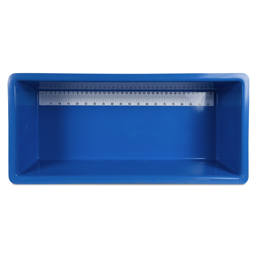 Koi-controlebak 100 cm van GFK, blauw - B-kwaliteit